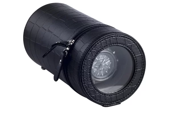 remontoir à montre de poche noir