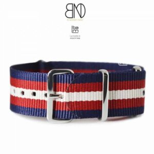 Bracelet Nato Bleu 20mm Rubo