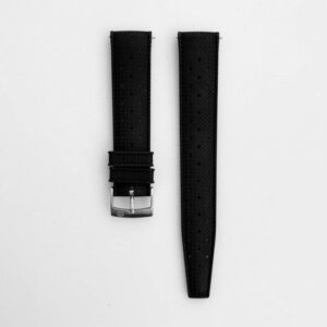 Bracelet Caoutchouc Noir 22mm Trova