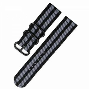 Bracelet Nato Noir 20mm Novis