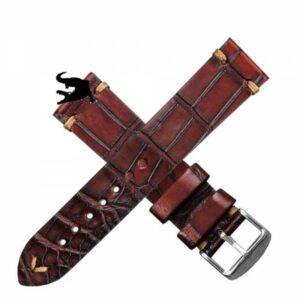 Bracelet Alligator Marron 20mm Zargo