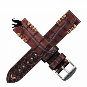 Bracelet Alligator Marron 20mm Zigo