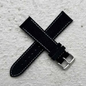 Bracelet Nubuck Noir 20mm Siro