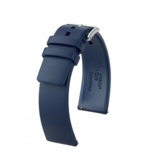 Bracelet cuir Bleu 20mm Lumo