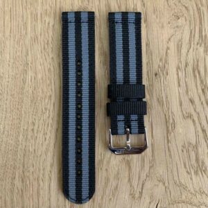 Bracelet Nato Noir 20mm Jablo