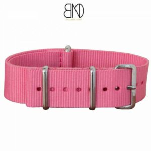 Bracelet Nato Rose 20mm Lino