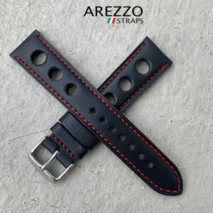 Bracelet cuir Noir 20mm Rallo