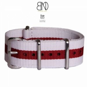 Bracelet Nato Blanc 20mm Cerdo