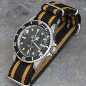 Bracelet Nato Noir 20mm Zelta