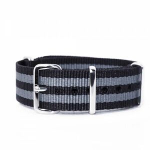 Bracelet Nato Noir 18mm Nogri