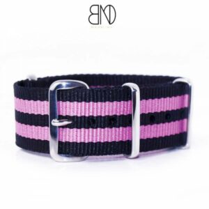 Bracelet Nato Noir 18mm Zendo