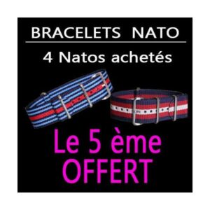 Bracelet Nato Gris 20mm Solimo